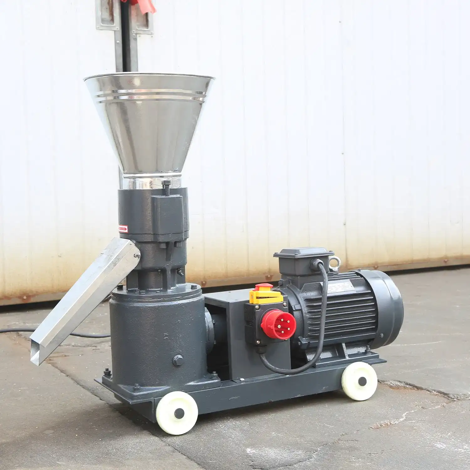 Mesin Pelet Makanan & Biojisim Flat Die 3kW