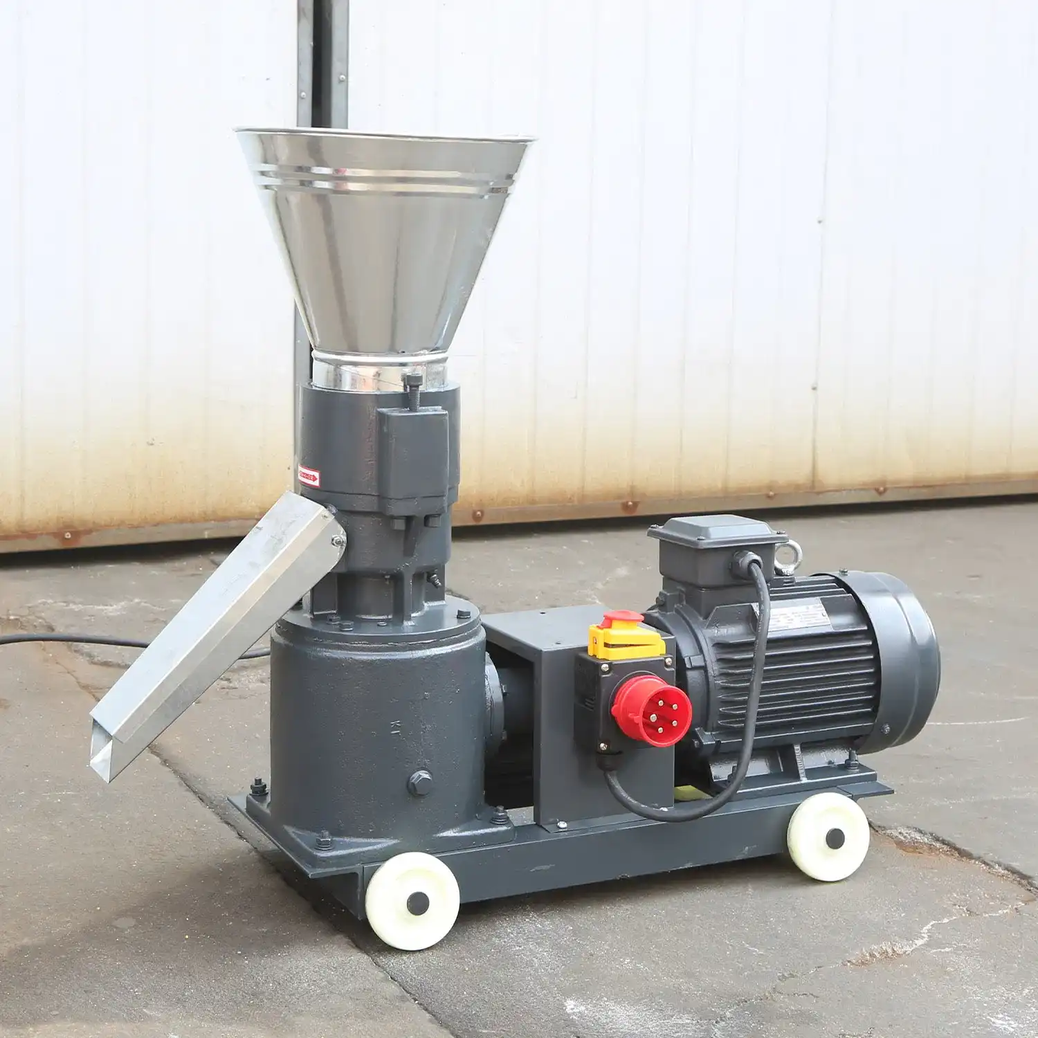 Mesin Pelet Makanan & Biojisim Flat Die 3kW