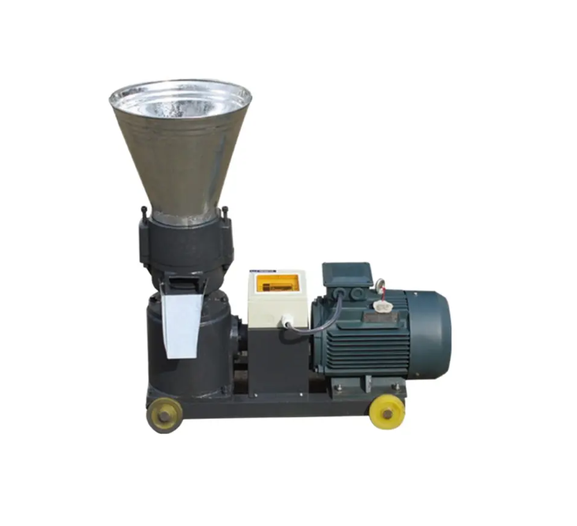 Mesin Pelet Makanan & Biojisim Flat Die 3kW