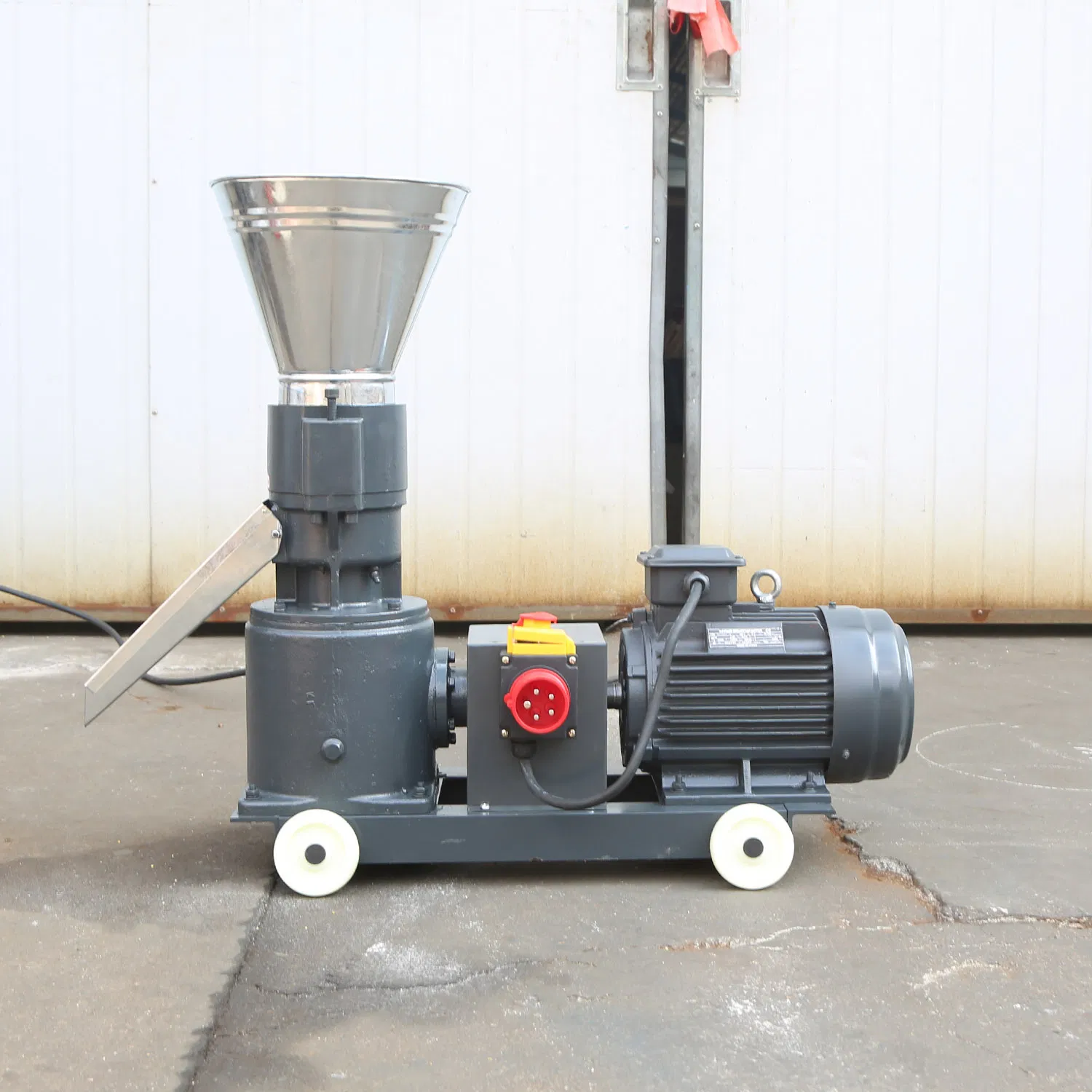 Mesin Pelet Makanan & Biojisim Flat Die 3kW